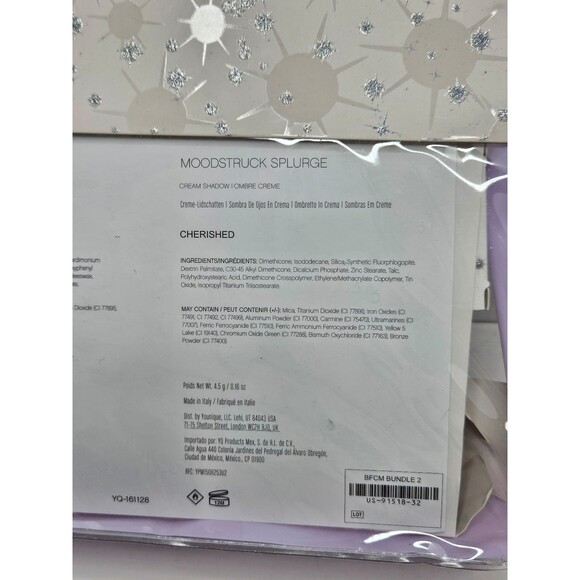 Younique Moodstruck Gift Set Splash Lipstick Secure & Cherished Cream Shadow New - Picture 6 of 6
